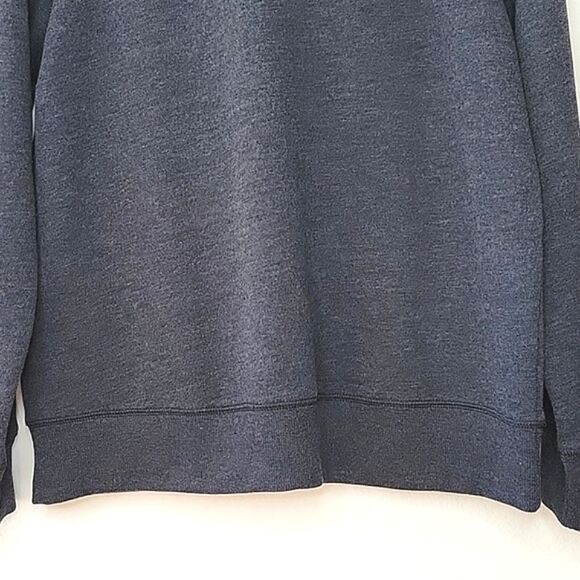 G.H. BASS & CO Men's Gray Long Sleeve Crew Neck Pullover Sweater size L Vintage - Picture 3 of 11